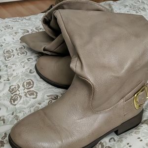 Tan Knee-high Boots